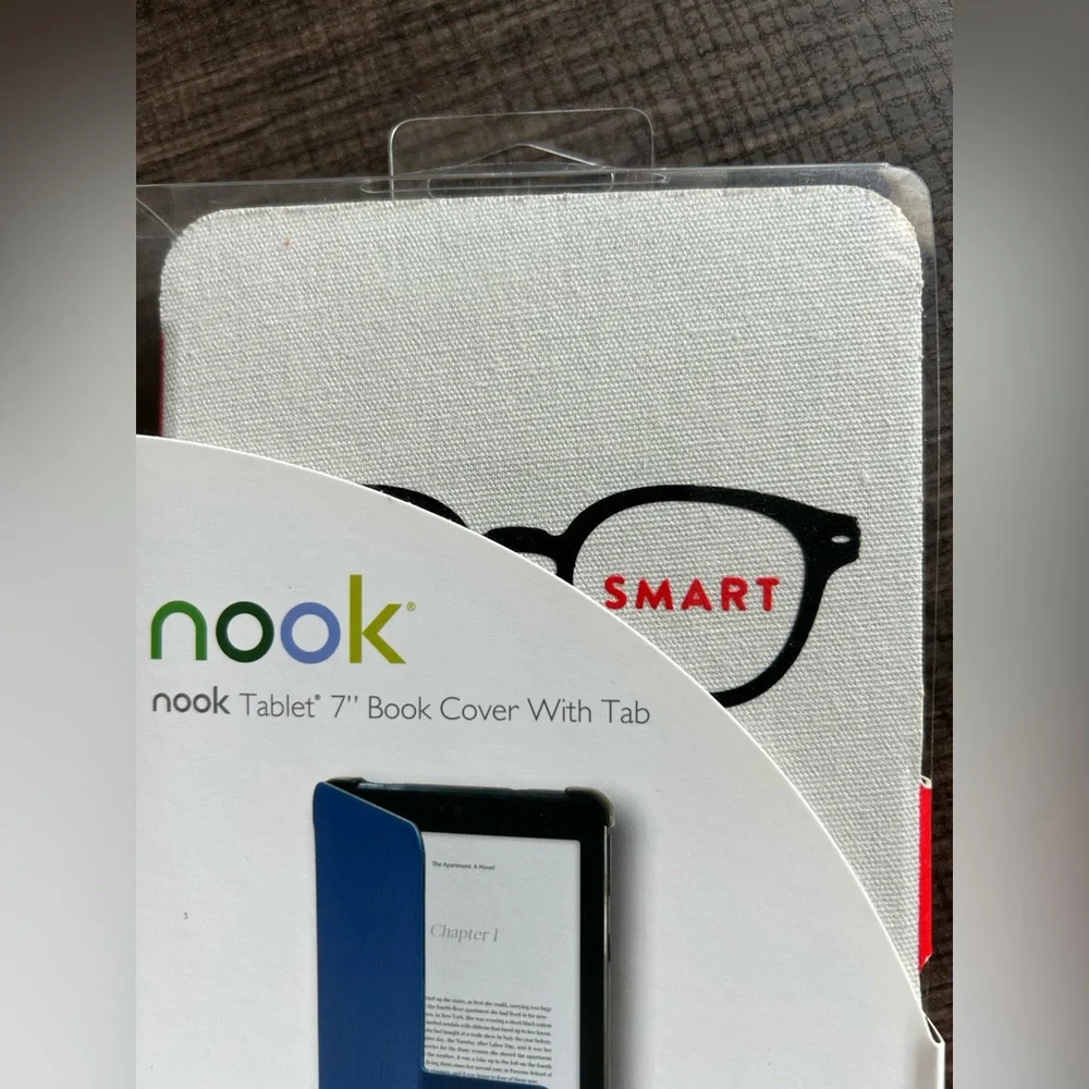 NOOK Tablet 7” Book Cover with Tab:Book Smart